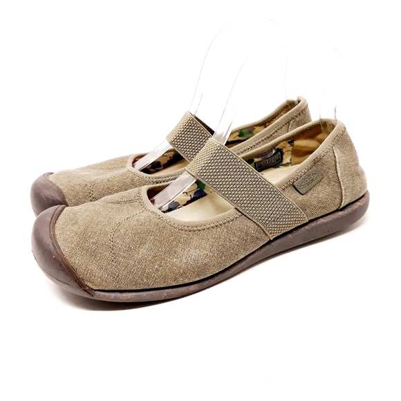 Keen Shoes - Keen Sienna Mary-Jane Slip-On Canvas Flats Sz 9.5